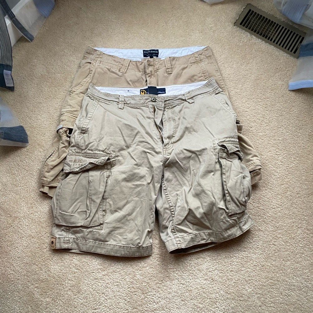 Nautica Men's Tan Khaki Chino Pants - Nautica Jeans Co. Price is for 2 pairs